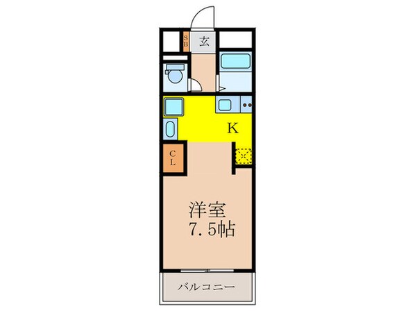 オークフロントの物件間取画像